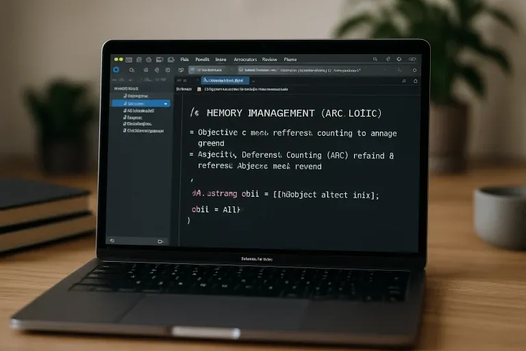 Ders 9 – Objective-C’de Memory Management (ARC Mantığı)
