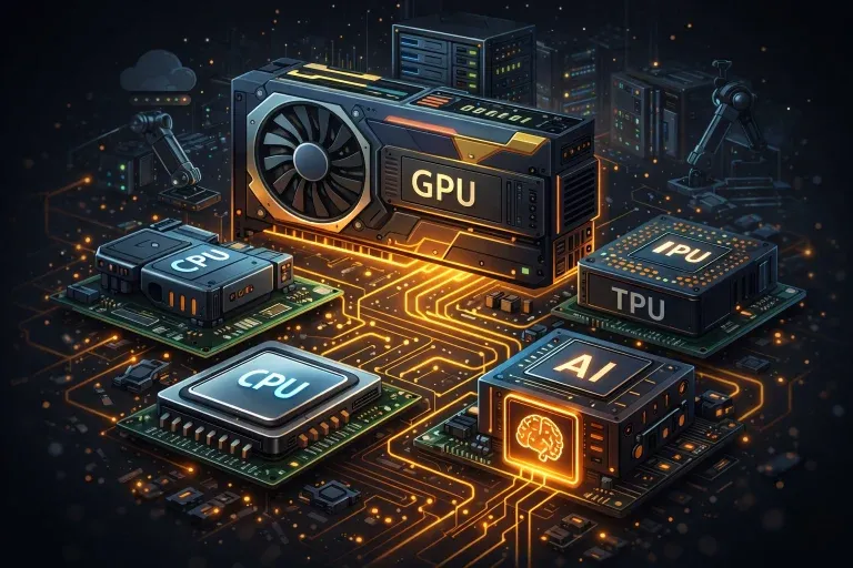 Yapay Zeka Donanımı Nedir? CPU, GPU, NPU ve TPU Arasındaki Farklar