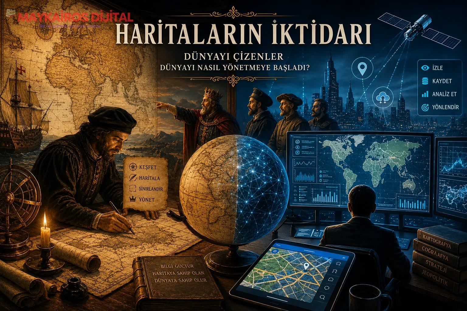 Haritaların İktidarı: Dünyayı Çizenler Dünyayı Nasıl Yönetmeye Başladı?